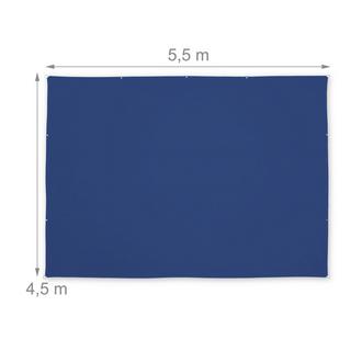 B2X Voile d'ombrage rectangulaire bleu foncé  