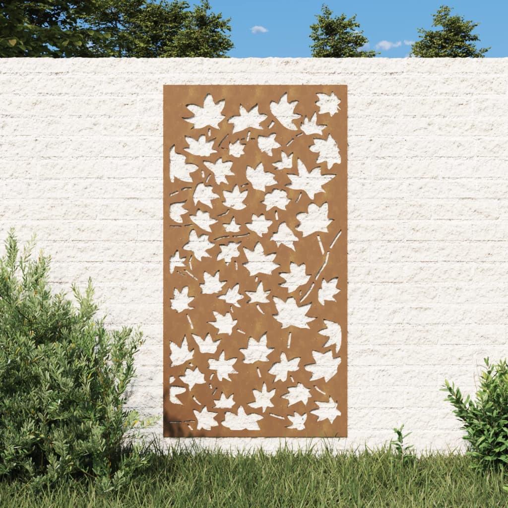 VidaXL decorazione muro giardino Acciaio  