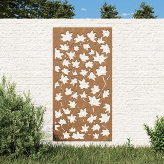 VidaXL Décoration murale de jardin acier  