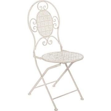 Chaise métal Emily blanc