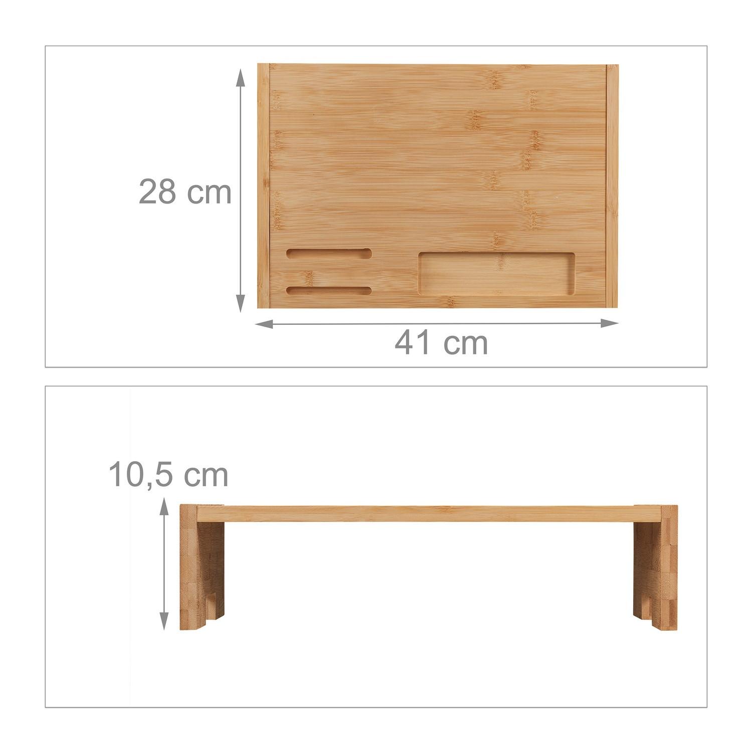 B2X  Support d'écran en bambou 