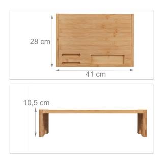 B2X  Support d'écran en bambou 