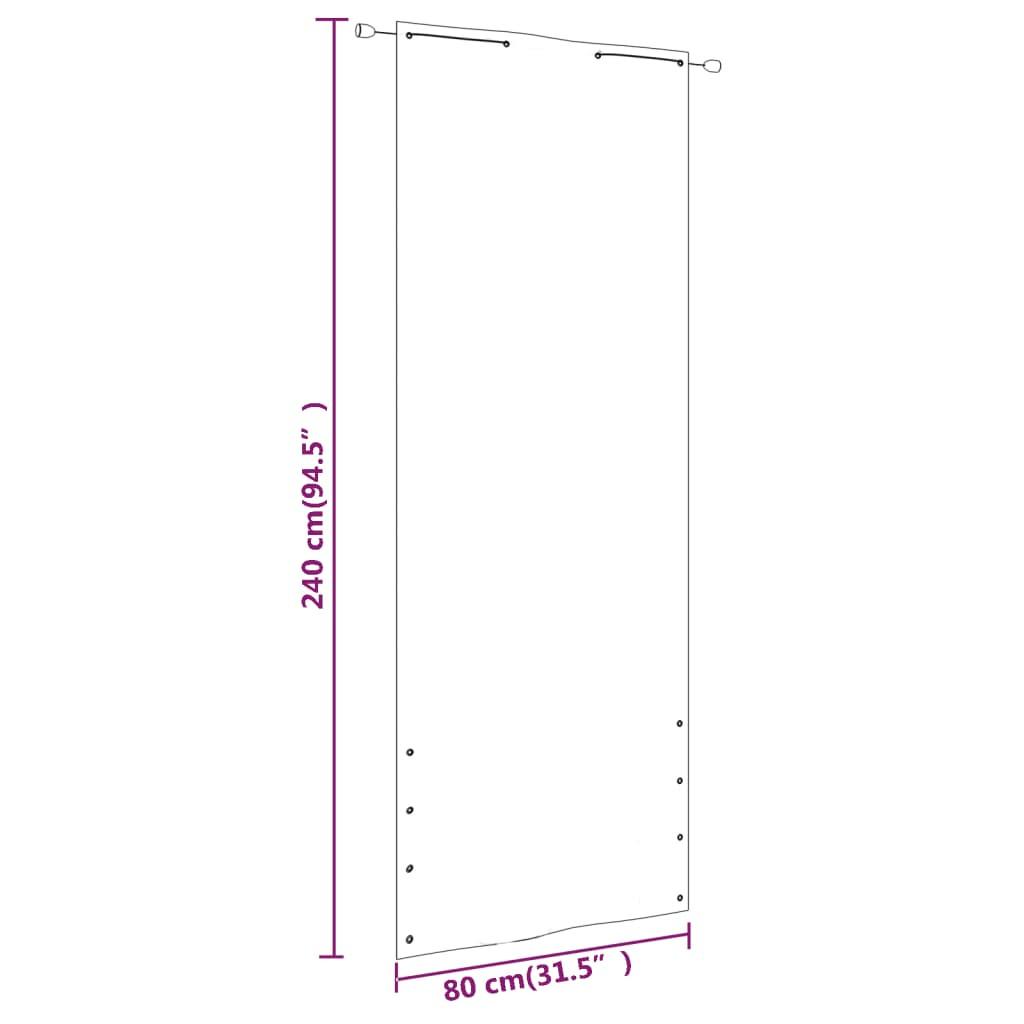 VidaXL paravento per balcone  