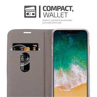 Cadorabo  Housse compatible avec Apple iPhone X / XS - Coque de protection avec fermeture magnétique, fonction de support et compartiment pour carte 