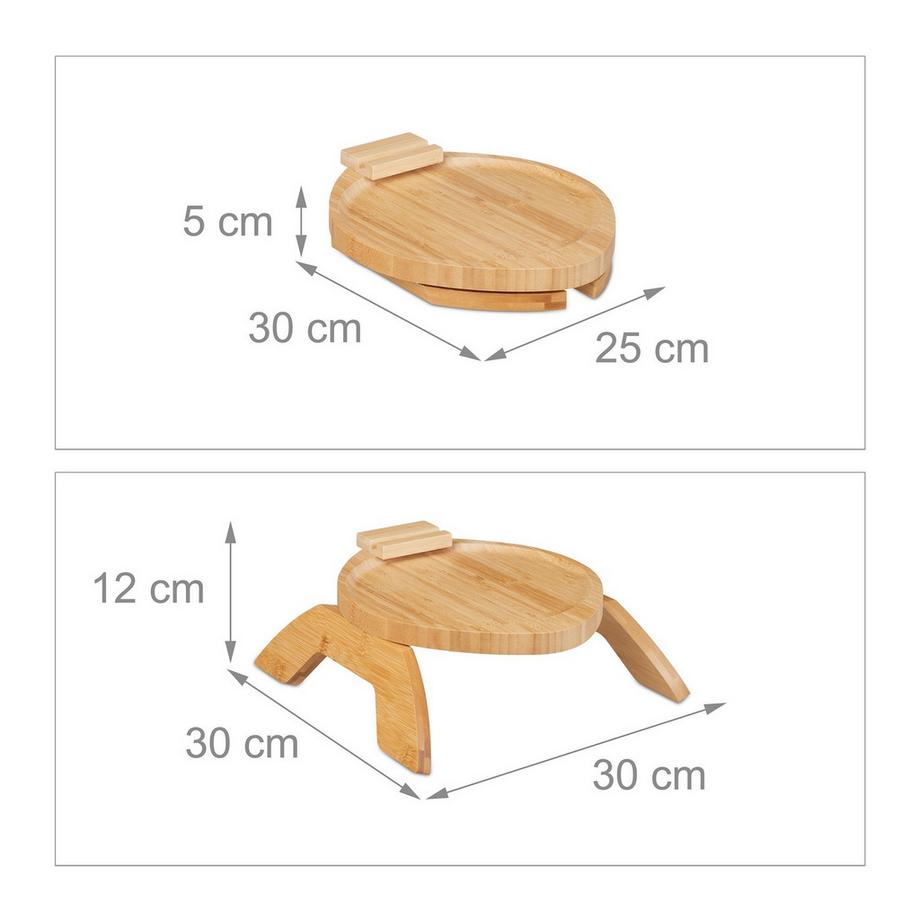 B2X  Vassoio per braccioli del divano 