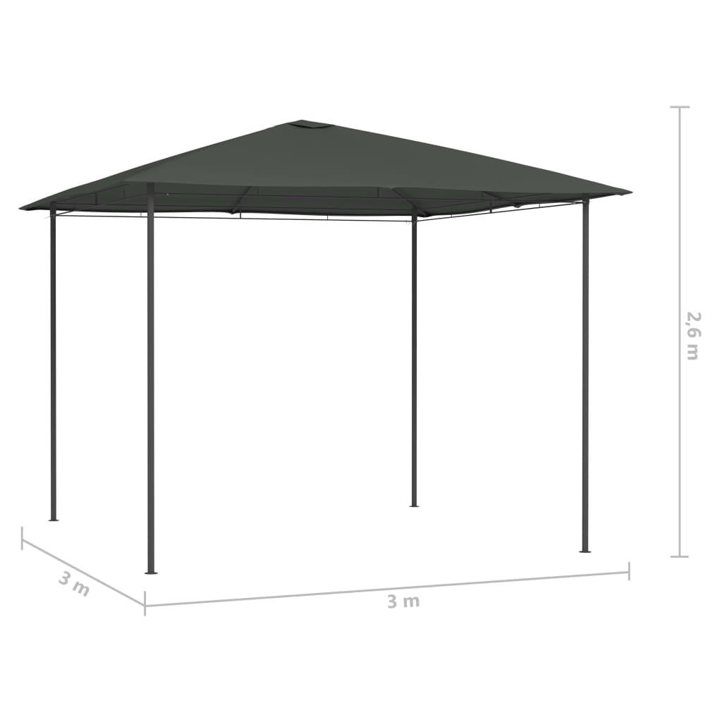 VidaXL gazebo da giardino Tessuto  