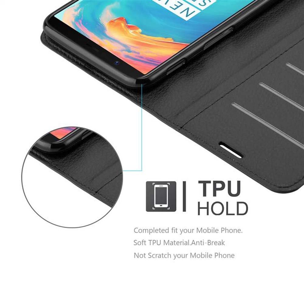 Cadorabo  Hülle für OnePlus 5T Standfunktion, Kartenfach 