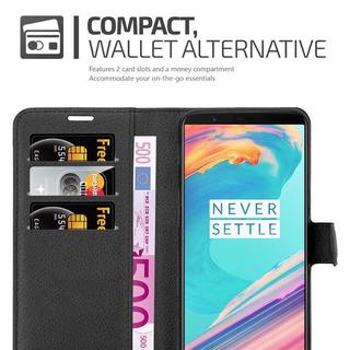 Cadorabo  Hülle für OnePlus 5T Standfunktion, Kartenfach 