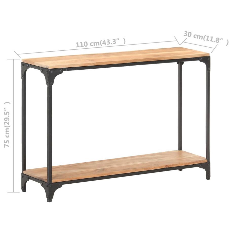 VidaXL Konsolentisch holz  