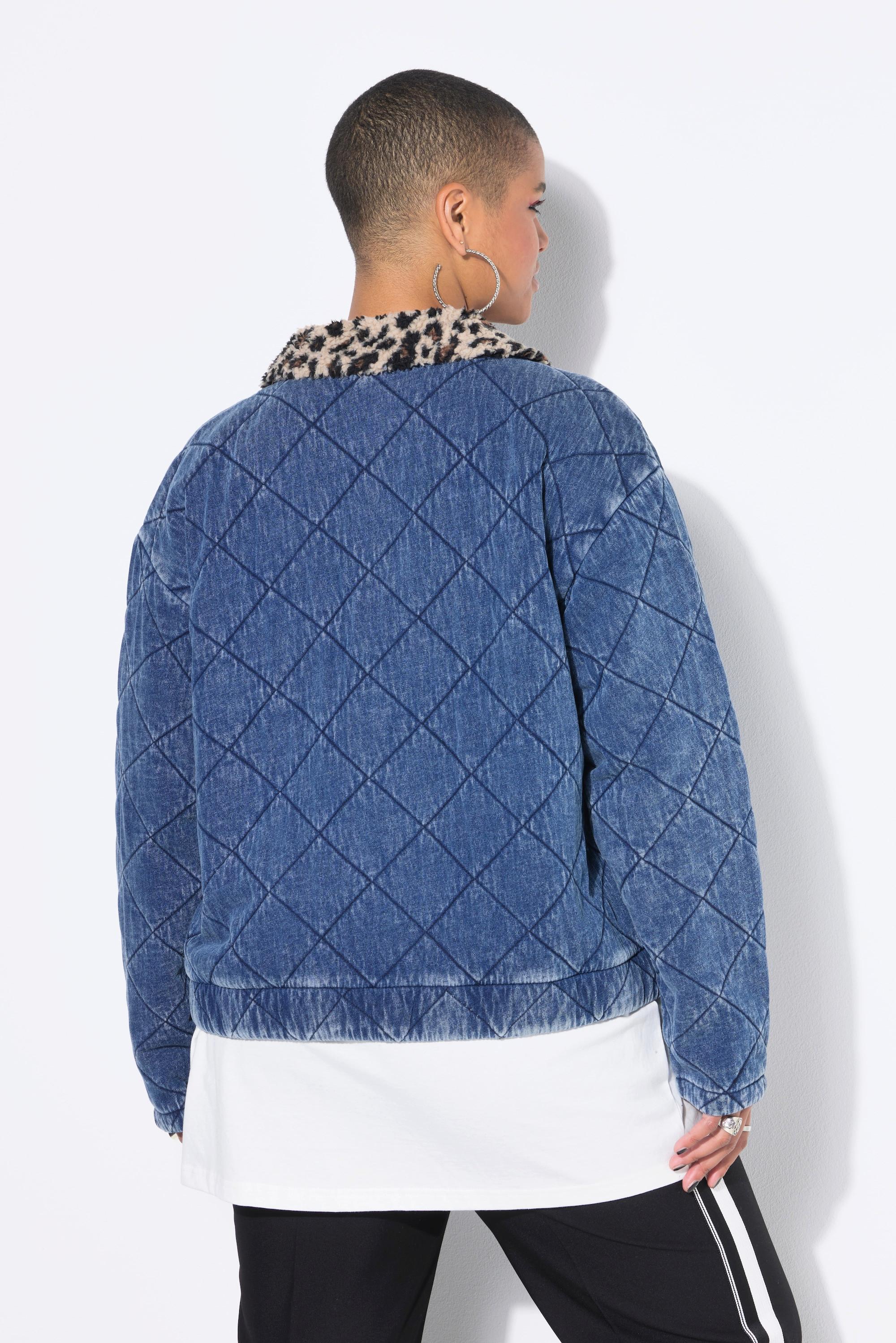 Studio Untold Stepp Blouson Jacke Leo Fleecekragen  