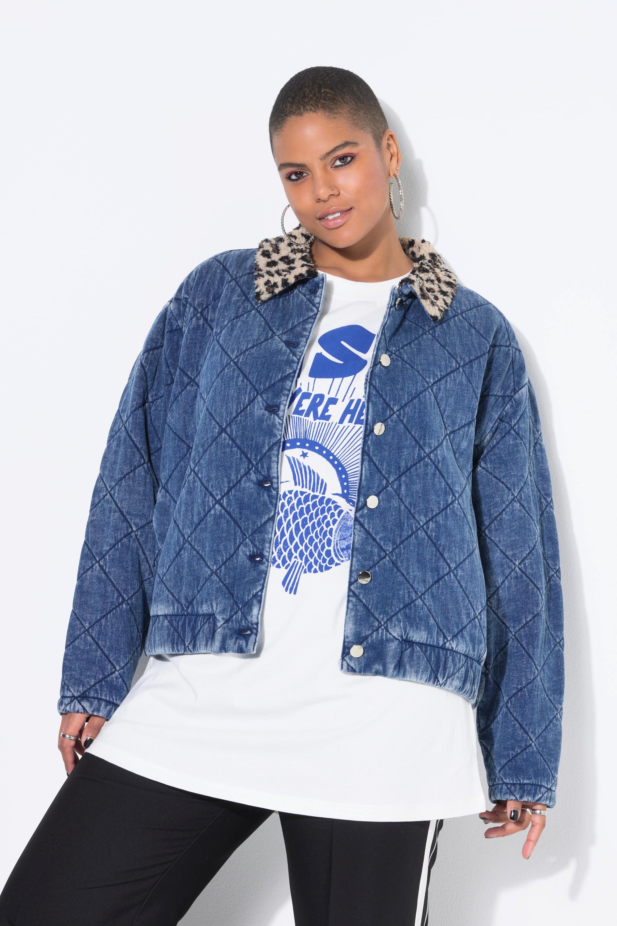 Studio Untold Stepp Blouson Jacke Leo Fleecekragen  