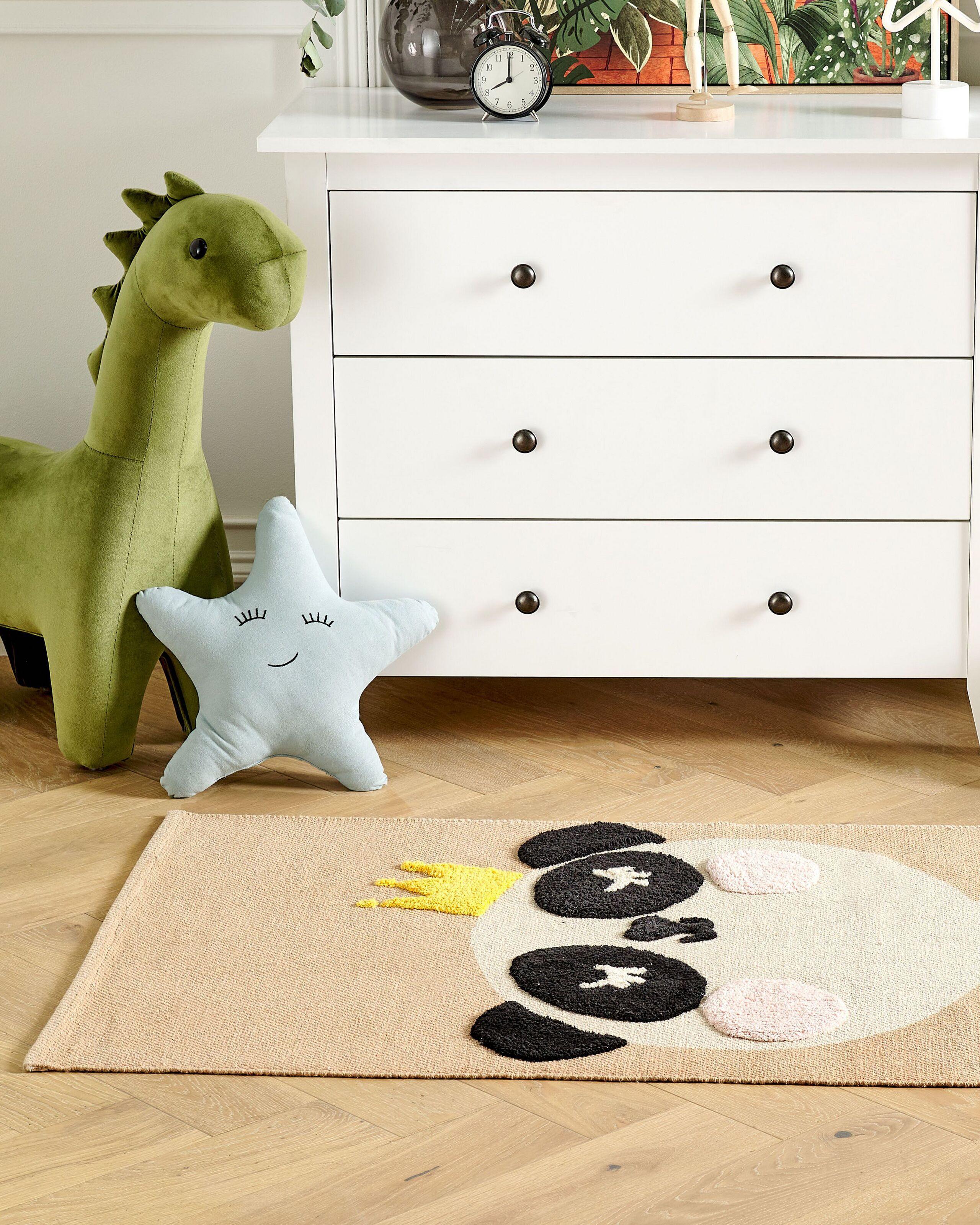 Beliani Tapis enfant en Coton Moderne BUNAN  