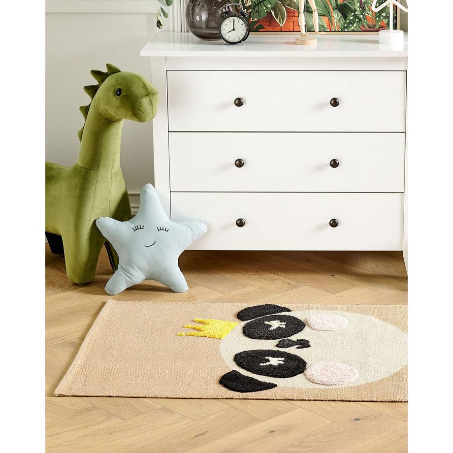 Beliani Tappeto per bambini en Cotone  BUNAN  