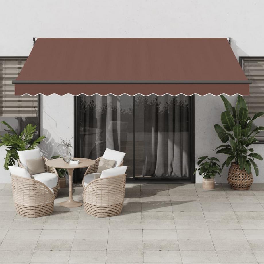 VidaXL Einziehbare markise aluminium  