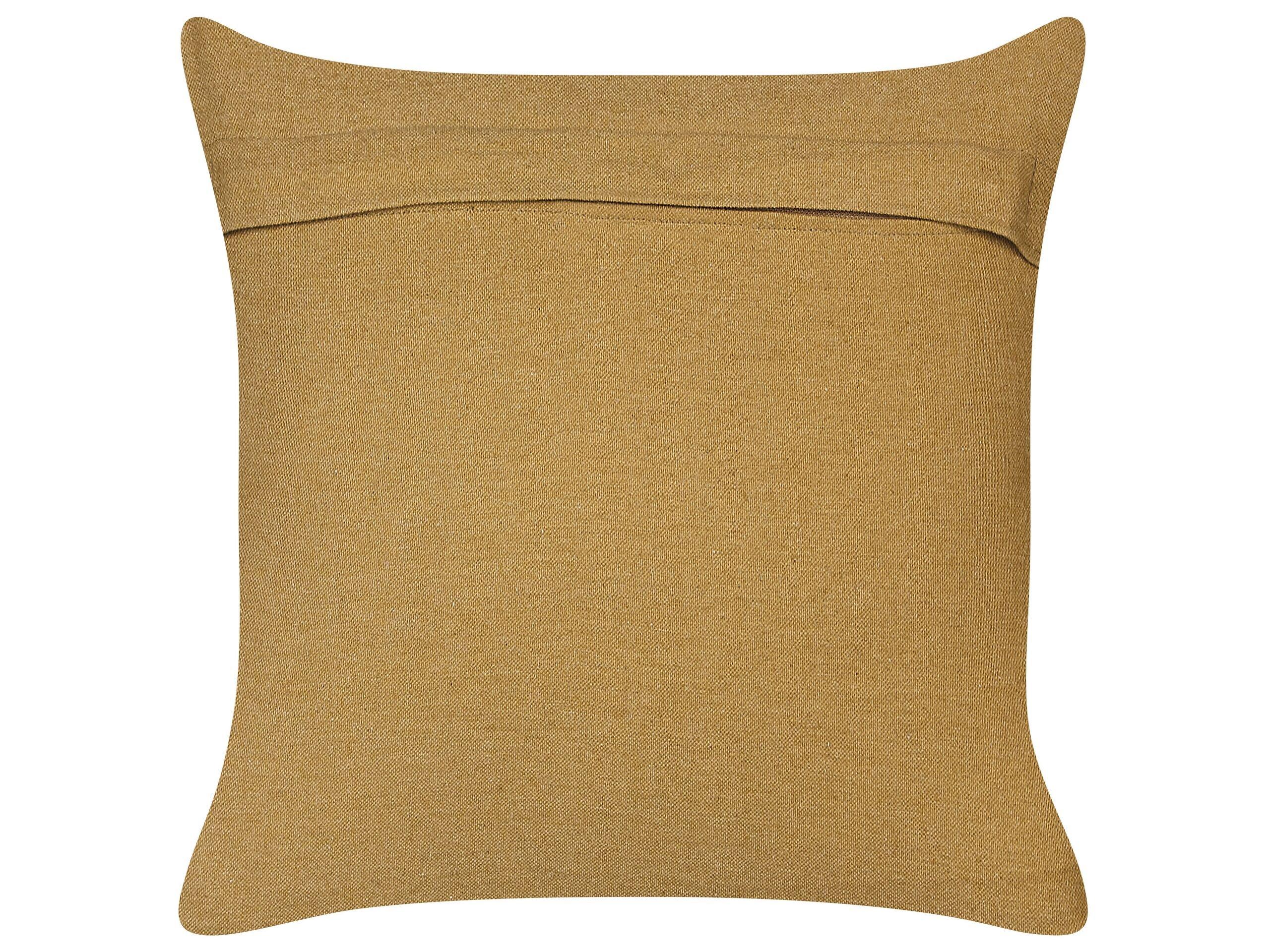 Beliani Coussin en Jute Rétro SARON  