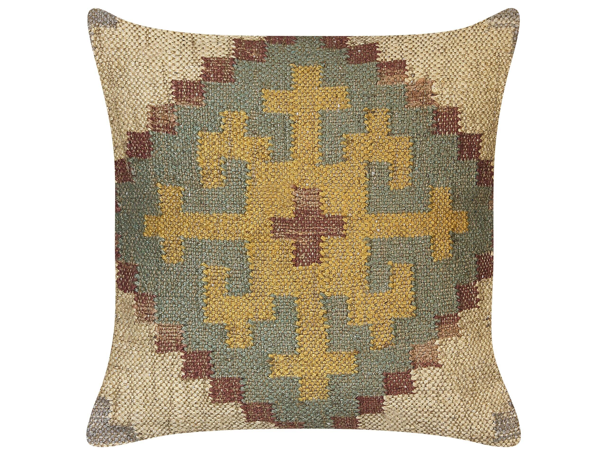 Beliani Coussin en Jute Rétro SARON  