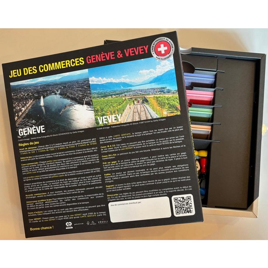 Brettspiel GENÈVE & VEVEY (Französisch)