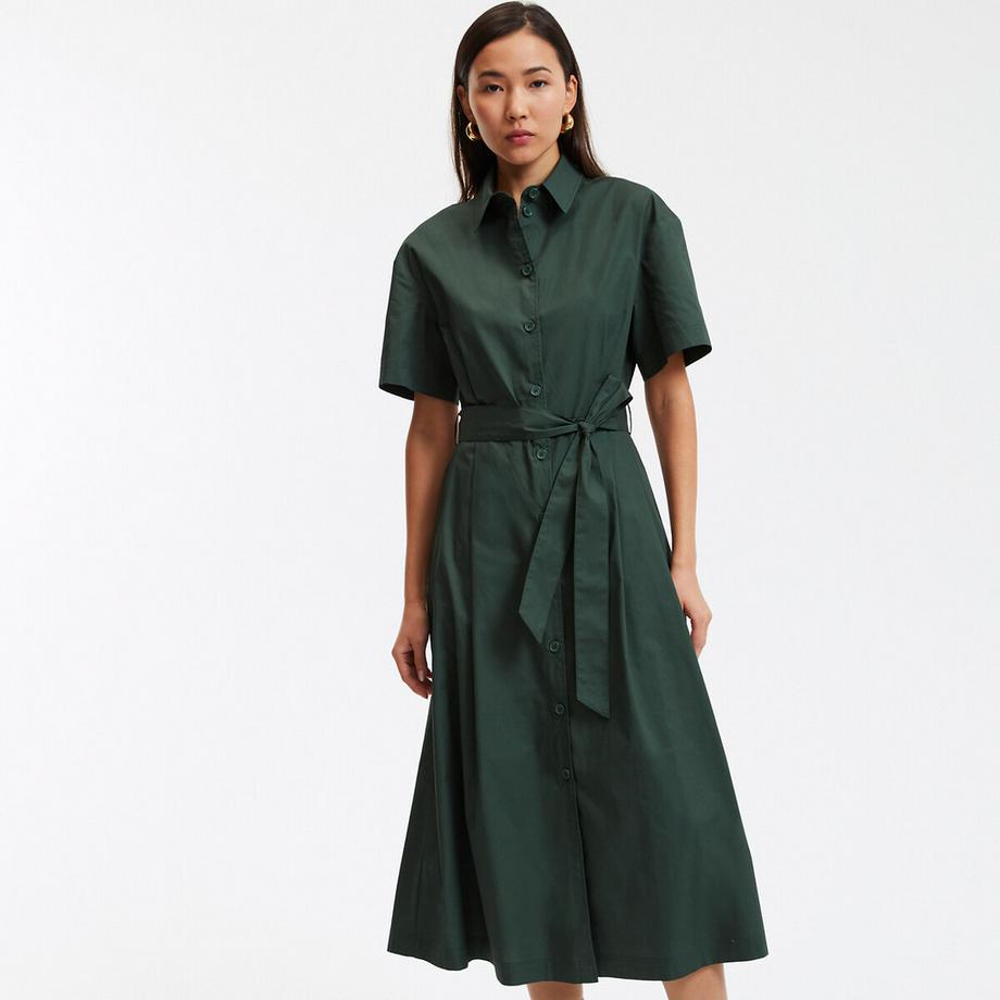 La Redoute Collections Abito a camicia con cintura da annodare  