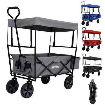 Bollerwagen mit Dach | Handwagen Transportkarre | Gerätewagen