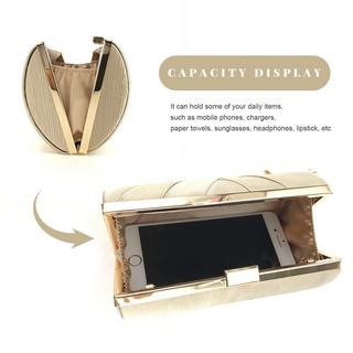 Only-bags.store Satin Abend Clutches Tasche Quaste Anhänger  