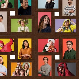 VidaXL Bilderrahmen mdf  