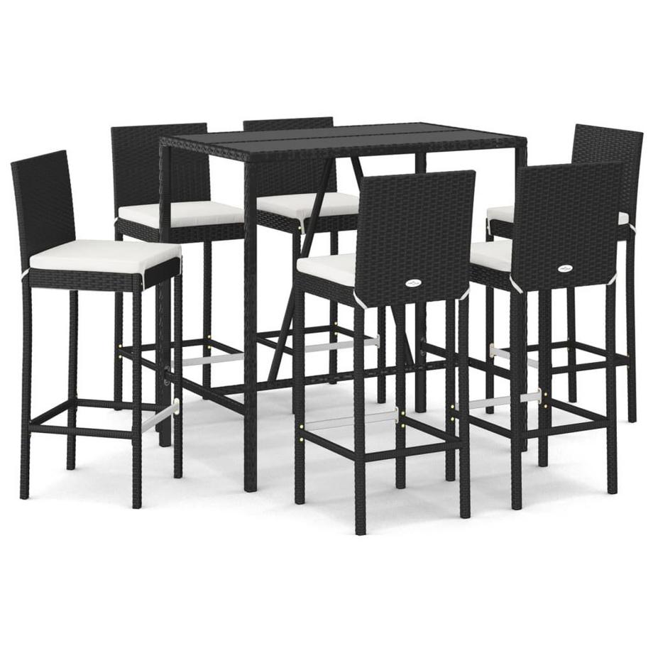 set da bar da giardino Polirattan