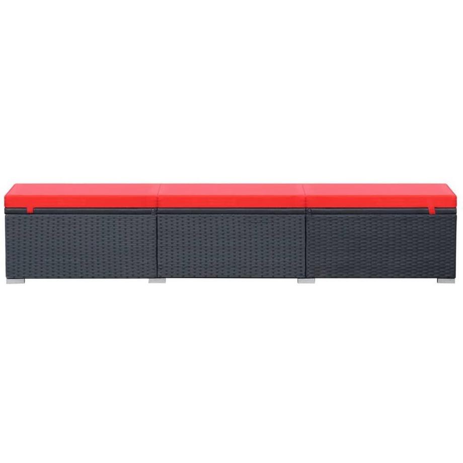 VidaXL Sonnenliege poly-rattan  