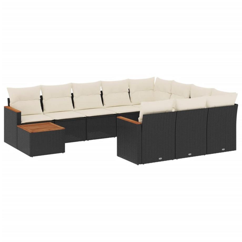 Ensemble de canapés de jardin rotin synthétique