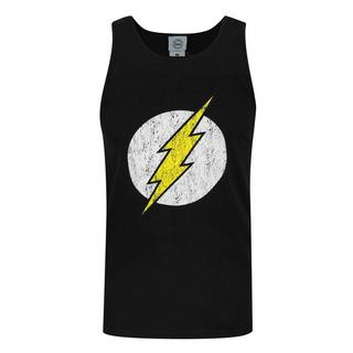 DC COMICS  Flash Distressed Logo Unterhemd 