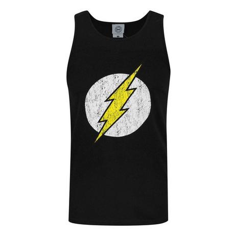 DC COMICS  Flash Distressed Logo Unterhemd 