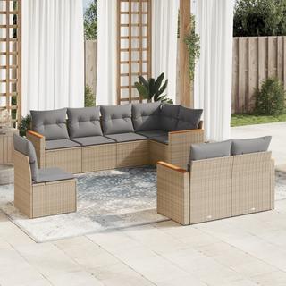 VidaXL Garten sofagarnitur poly-rattan  