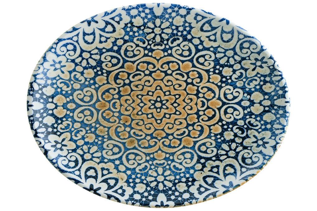 Bonna Piatto di servizio - Alhambra -  Porcellana - 36x28 cm- set di 2  