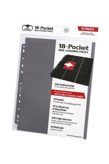 Ultimate Guard  Ultimate Guard 18-Pocket Pages Side-Loading Grau (10) 