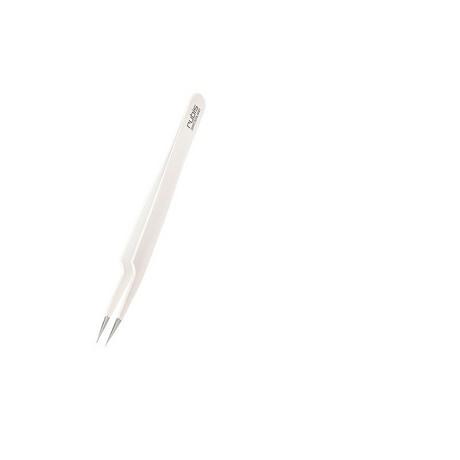 Rubis  Wimpern Pinzette spitz, weiss 