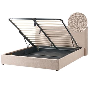 Lit ottoman en Bouclé Traditionnel LAVAUR