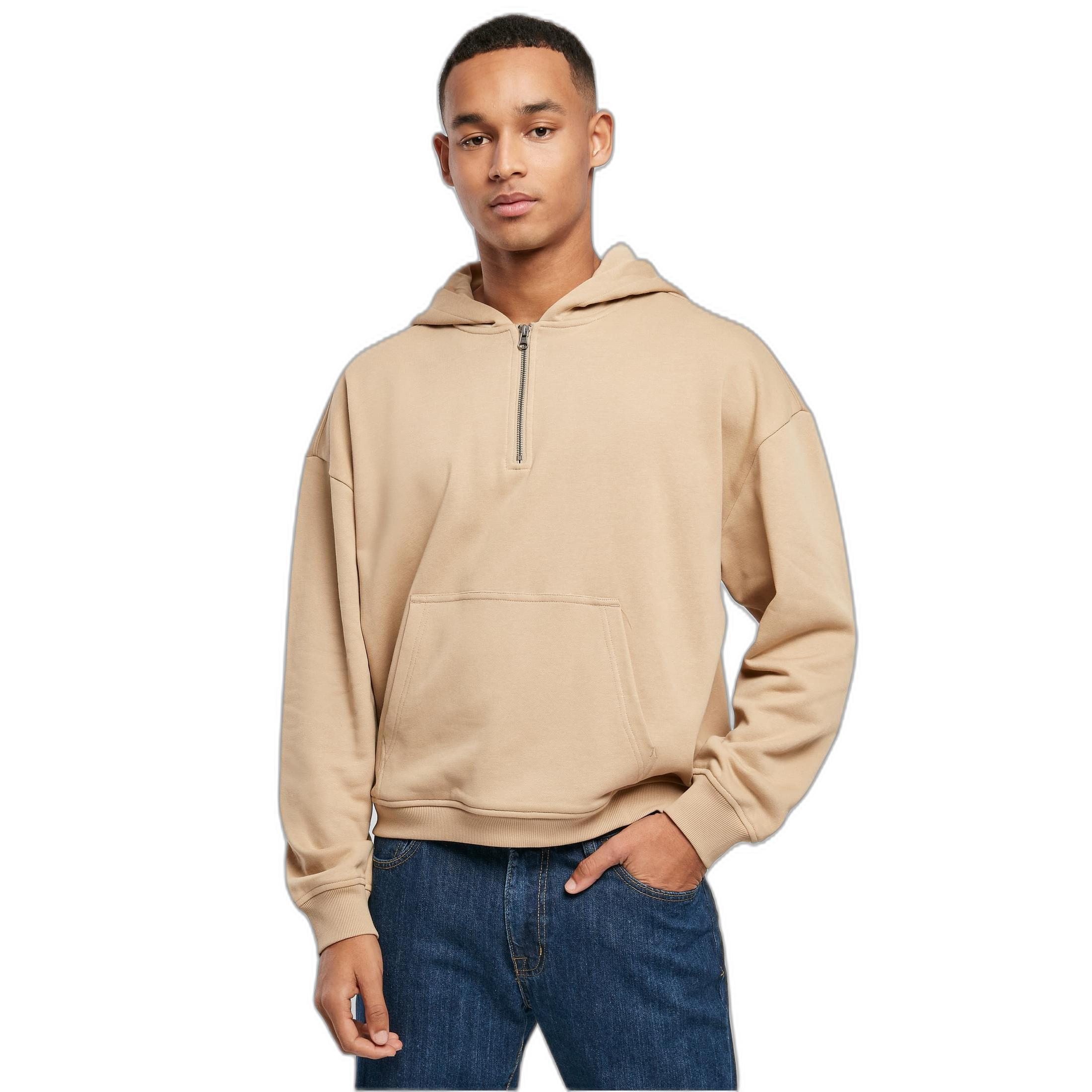 URBAN CLASSICS  sweatshirt à capuche zippé boxy gt 