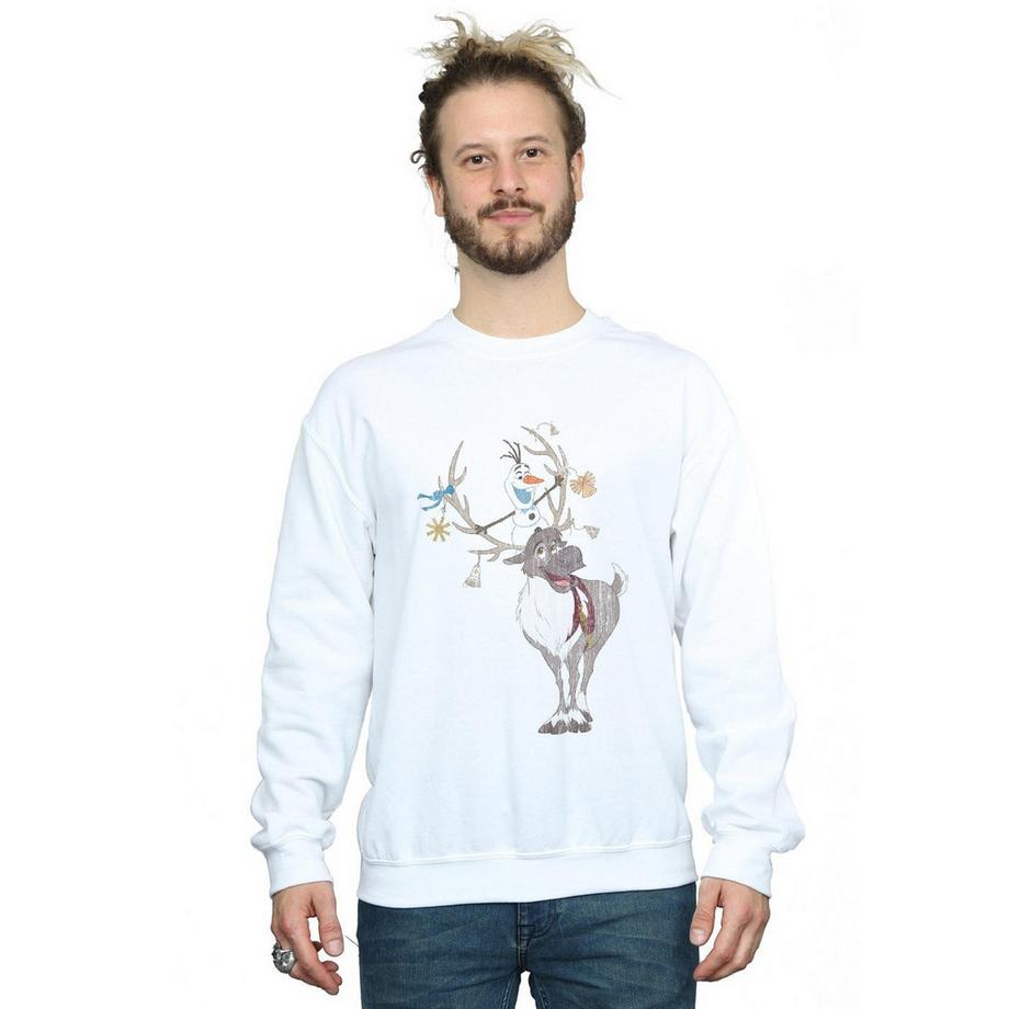 Disney Frozen Olaf et Sven Sweatshirt de Noël  