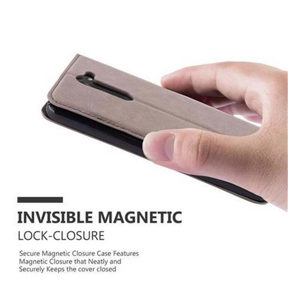 Cadorabo  Housse compatible avec LG G3 STYLUS - Coque de protection avec fermeture magnétique, fonction de support et compartiment pour carte 