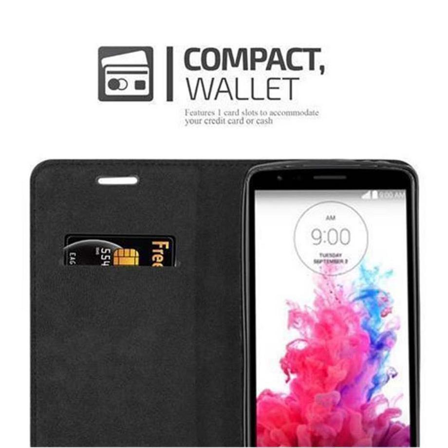Cadorabo  Housse compatible avec LG G3 STYLUS - Coque de protection avec fermeture magnétique, fonction de support et compartiment pour carte 