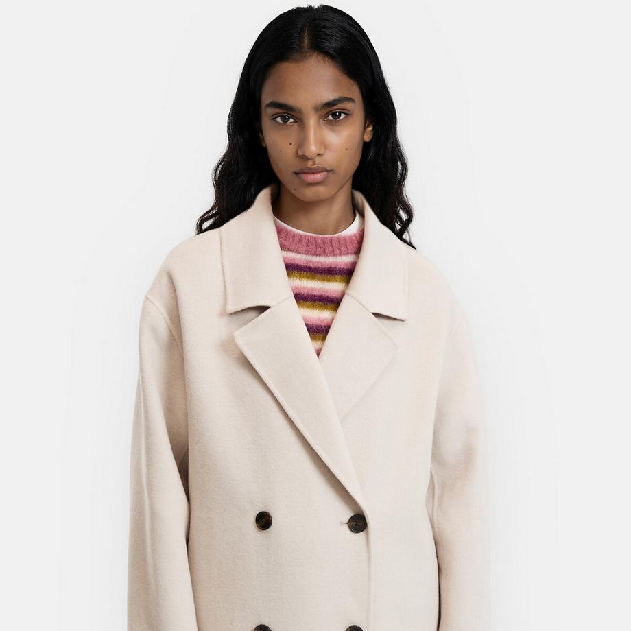 La Redoute Collections Manteau croisé oversize fait main  