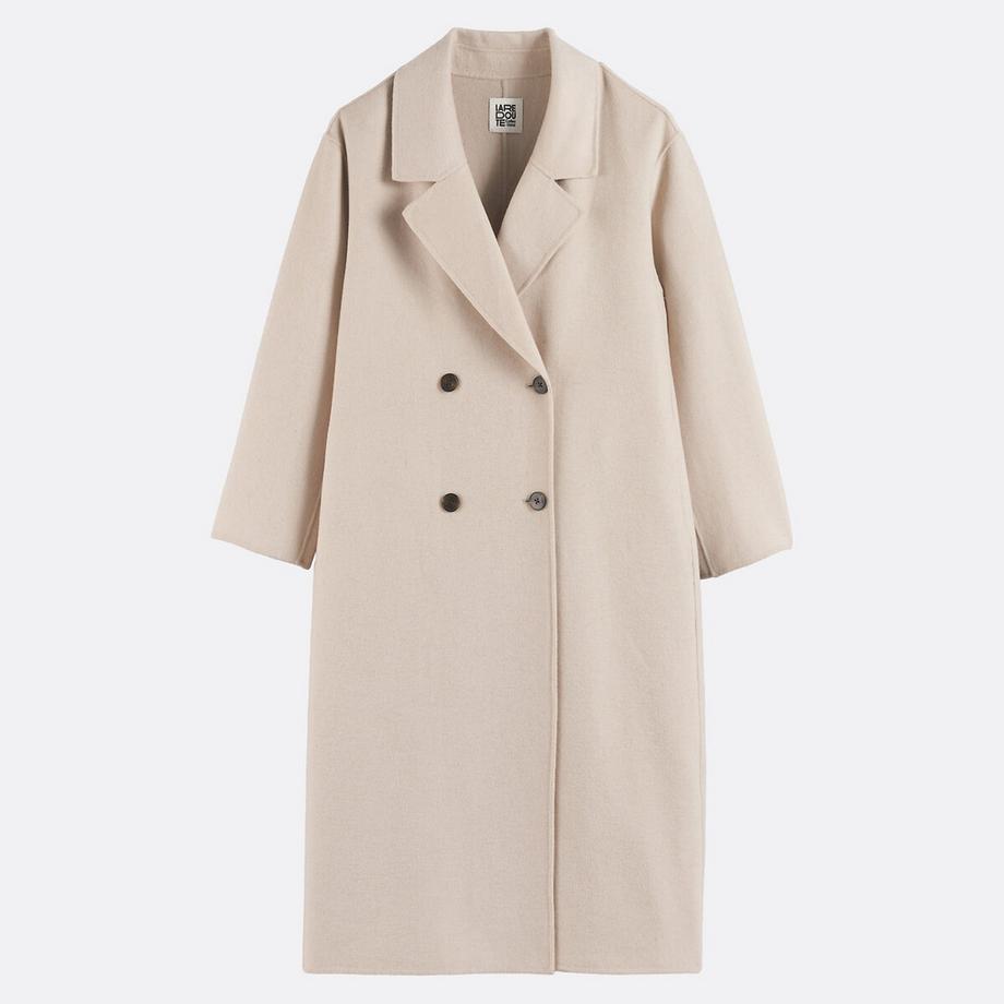 La Redoute Collections Manteau croisé oversize fait main  