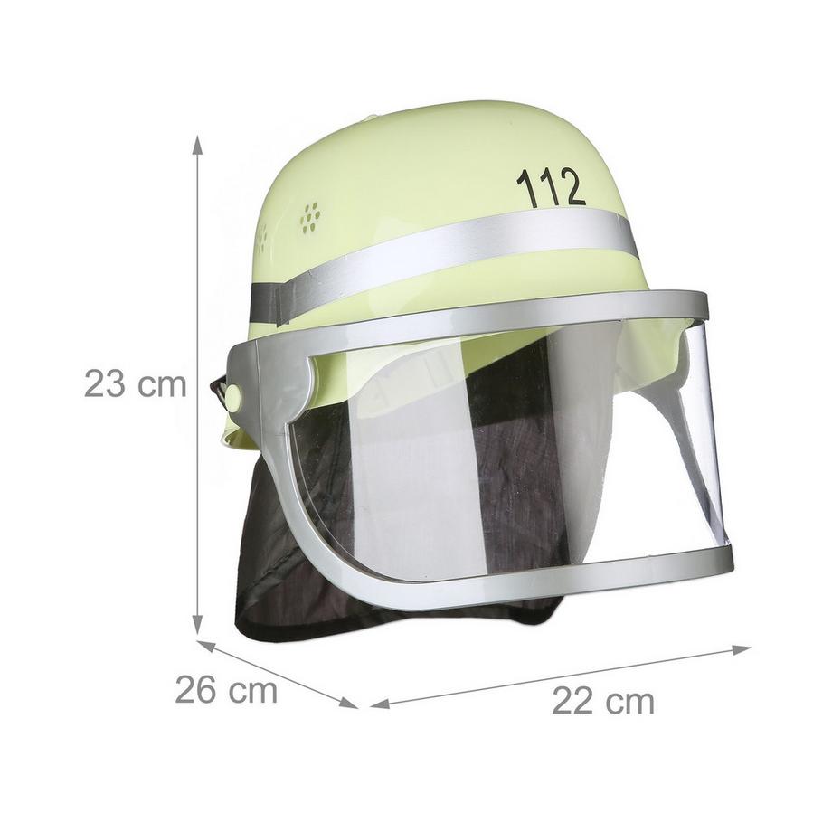 B2X  Casque de pompier pour enfant avec lumière bleue 