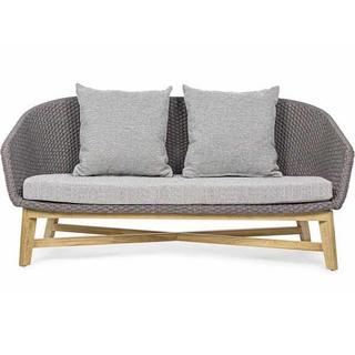 mutoni Garten 2er-sofa coachella mit kissen stone  