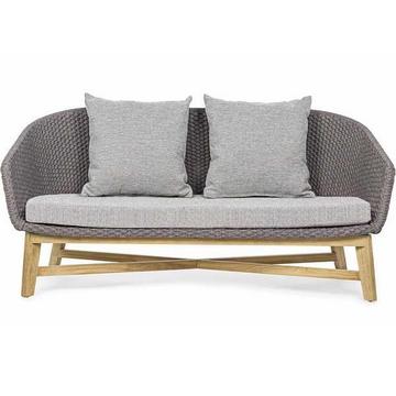 Divano Coachella da giardino 2 posti con cuscini Stone