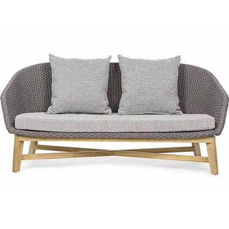 mutoni Garten 2er-sofa coachella mit kissen stone  