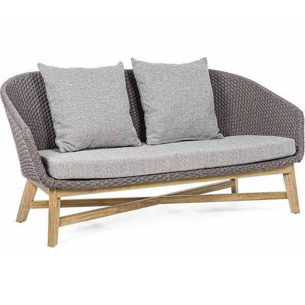 mutoni Garten 2er-sofa coachella mit kissen stone  