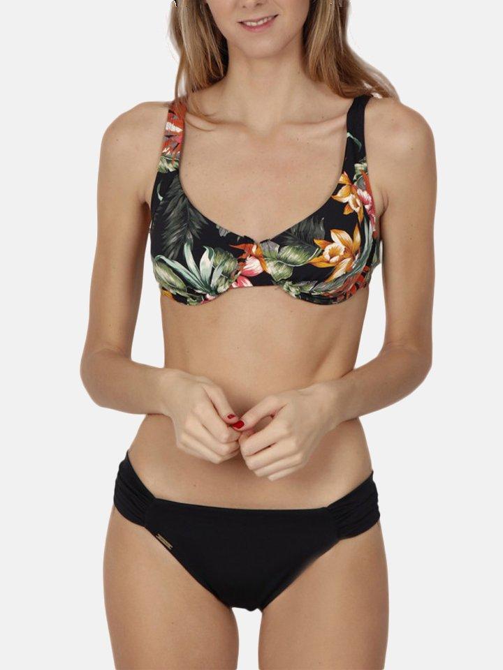 Admas  Set bikini con armatura nera in 2 pezzi Black 