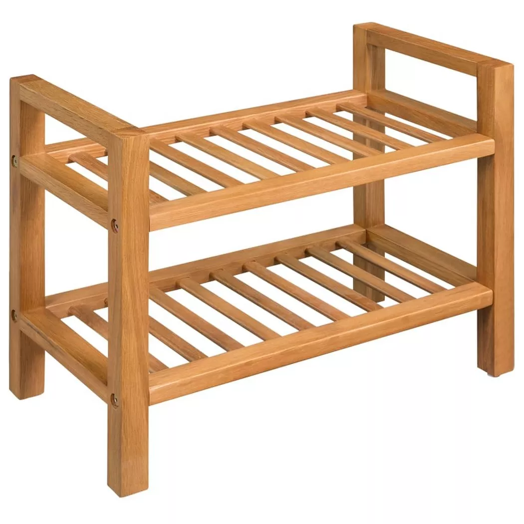 VidaXL - Étagère à chaussures bois, One Size, Marron