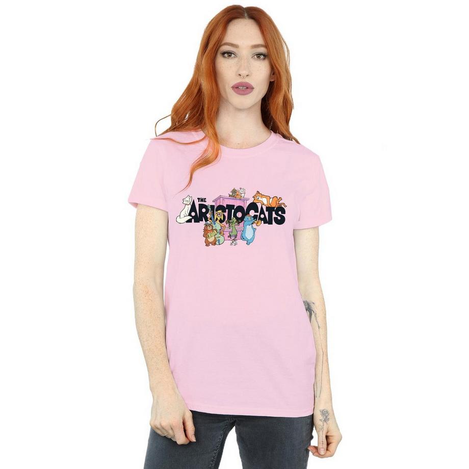 Disney Aristocats T-Shirt Stampata Maniche Corte  