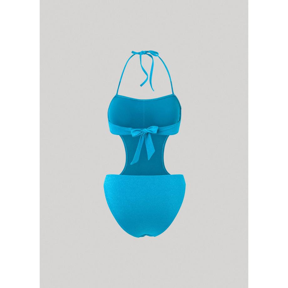 Pepe Jeans London Lurex Co Costume da Bagno Intero  